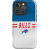 NFL Buffalo Bills White Striped iPhone 16 Pro Magsafe Impact Case
